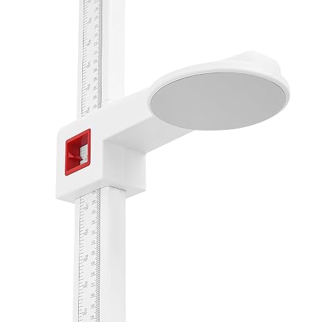 Height Measurement Tool, Portable Stadiometer Height Rod 8-85in/20-217 Cm, Height Measurement for Wall - Medical Portable Wall Mount Stadiometer for Adults, Kids, Homes, Pharmacies, Gyms (White)