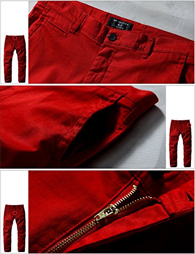 Image of Match Men's Regular Fit Comfort Stretch Casual Chino Pants
