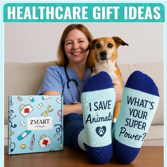Zmart Nurse Doctor Veterinarian Gifts - Veterinary VET TECH Gifts, Doctors Nursing Socks - Image 5