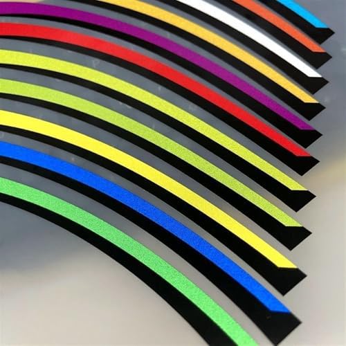 リムステッカー バイク ホイール ステッカー ストライプ 反射