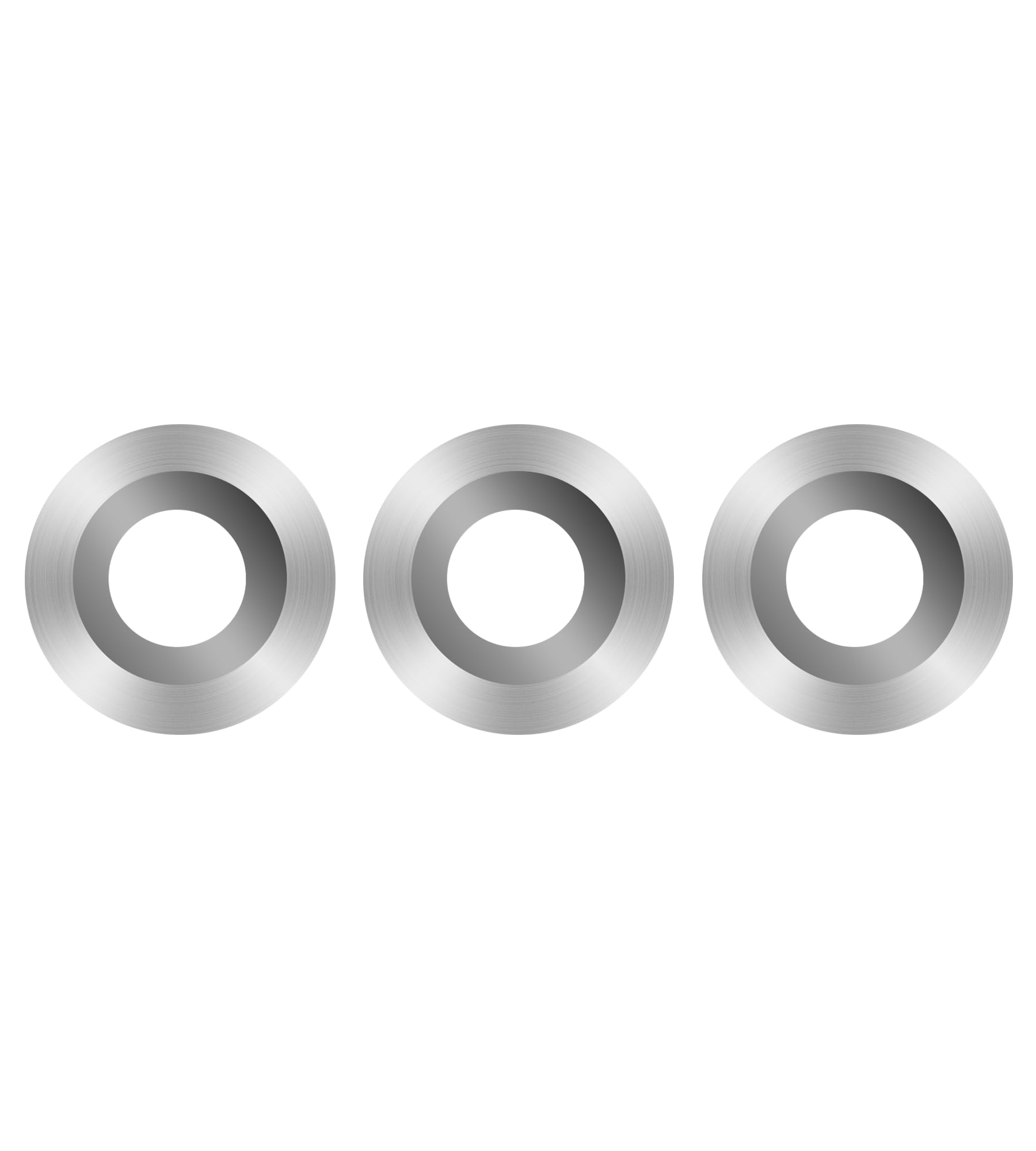 Plaquettes carbure Ronde 12mm(R12x2,5mm) pour format moyen outils de tournage bois et tourneur à bois finisseur Hollowers, 10 pièces