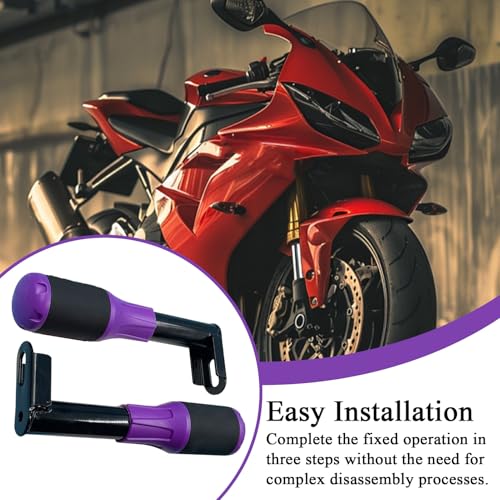 Barras de protección para moto en acero resistente anticaídas y seguridad 6