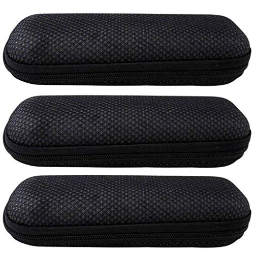Eyekepper EVA Zip Case For Reading Glasses Black, 3 pcs
