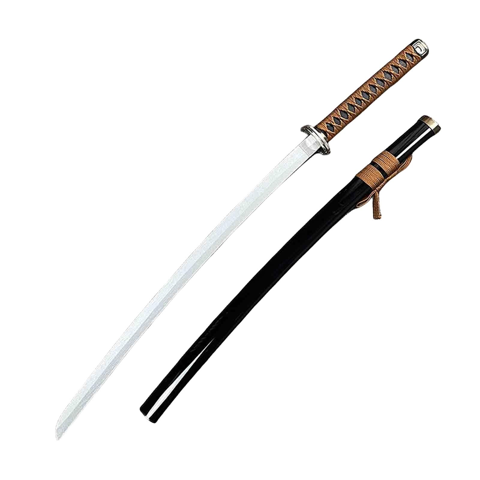 Amazon.co.jp: 木刀 鞘付き レトロ侍剣 普及型 居合道刀 軽量 日本刀