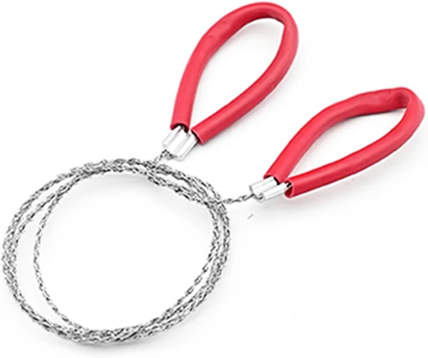 Wire Saw 30PCS Hiking Camping Wire Saws - Portable Stainless Steel/Manual Chain(Black)