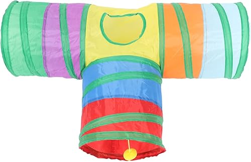 POPETPOP Túnel de conejo, túnel para mascotas, tienda de campaña escondida para gatos, túnel para gatos, túnel para ocultar gatos, cama escondida