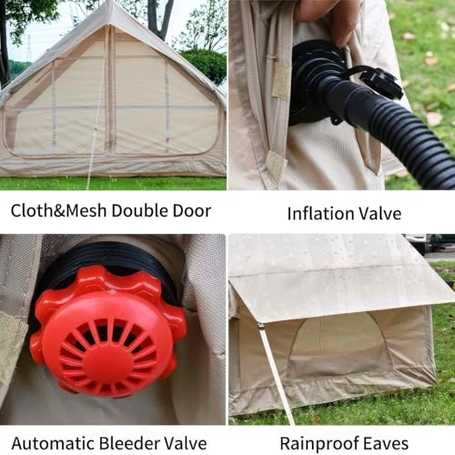 Carpa Inflable para Camping 2-3 Personas, Fácil Montaje miniatura 7
