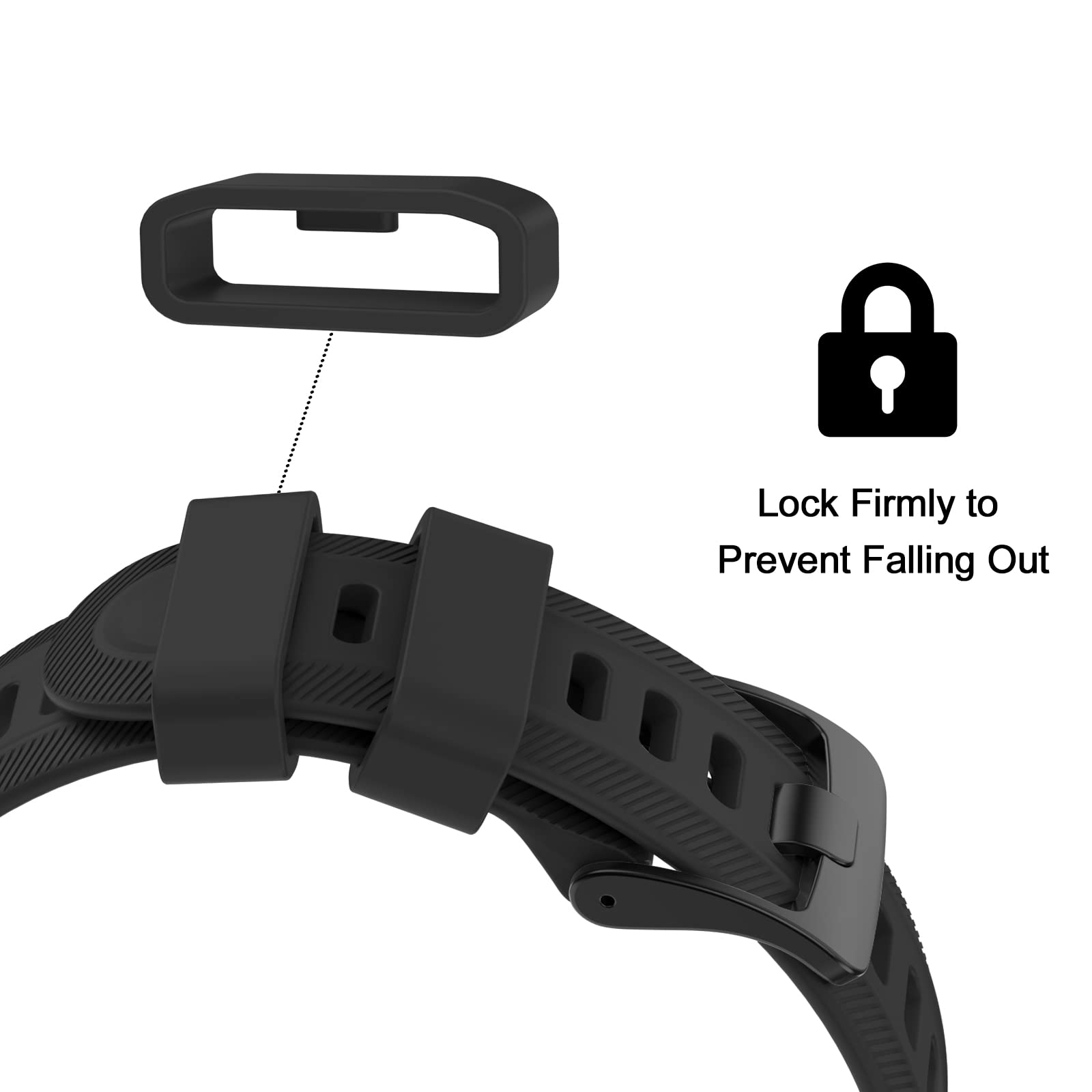 Garmin Cinturino Di Ricambio Ultrafit 22mm In Nylon Nero - Foto 10