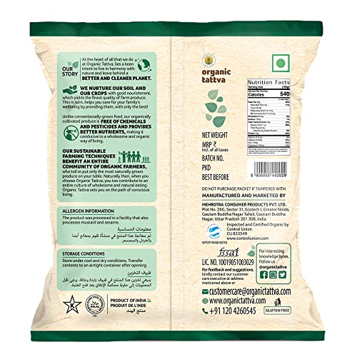 Image of Organic Tattva Black Mustard Seeds 100g | Quality Rai | Naturally Processed Farm-Fresh Whole Seeds | Aromatic Spice for Tempering & Indian Cooking (Pack of 2)