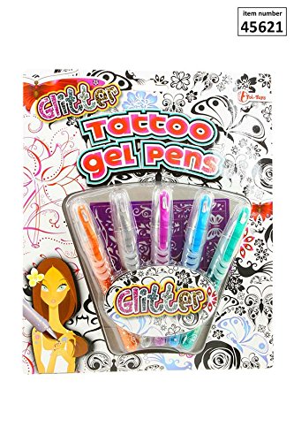 Preisvergleich Produktbild Glitter Tattoo Gel Stifte