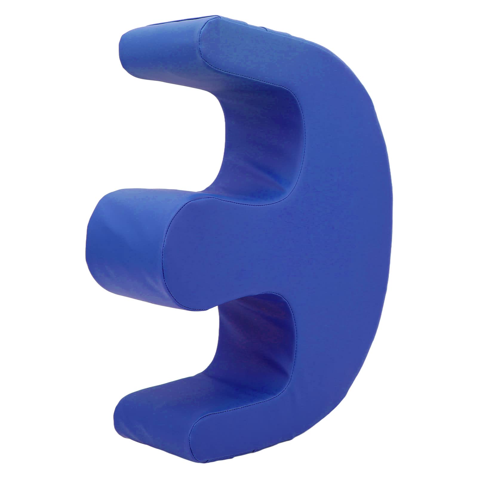 Yunseity Patient Turning Pillow, Soft Sponge Anti Decubitus Bed Rest Nursing Tool with Fixing Strap for Home (Blue)