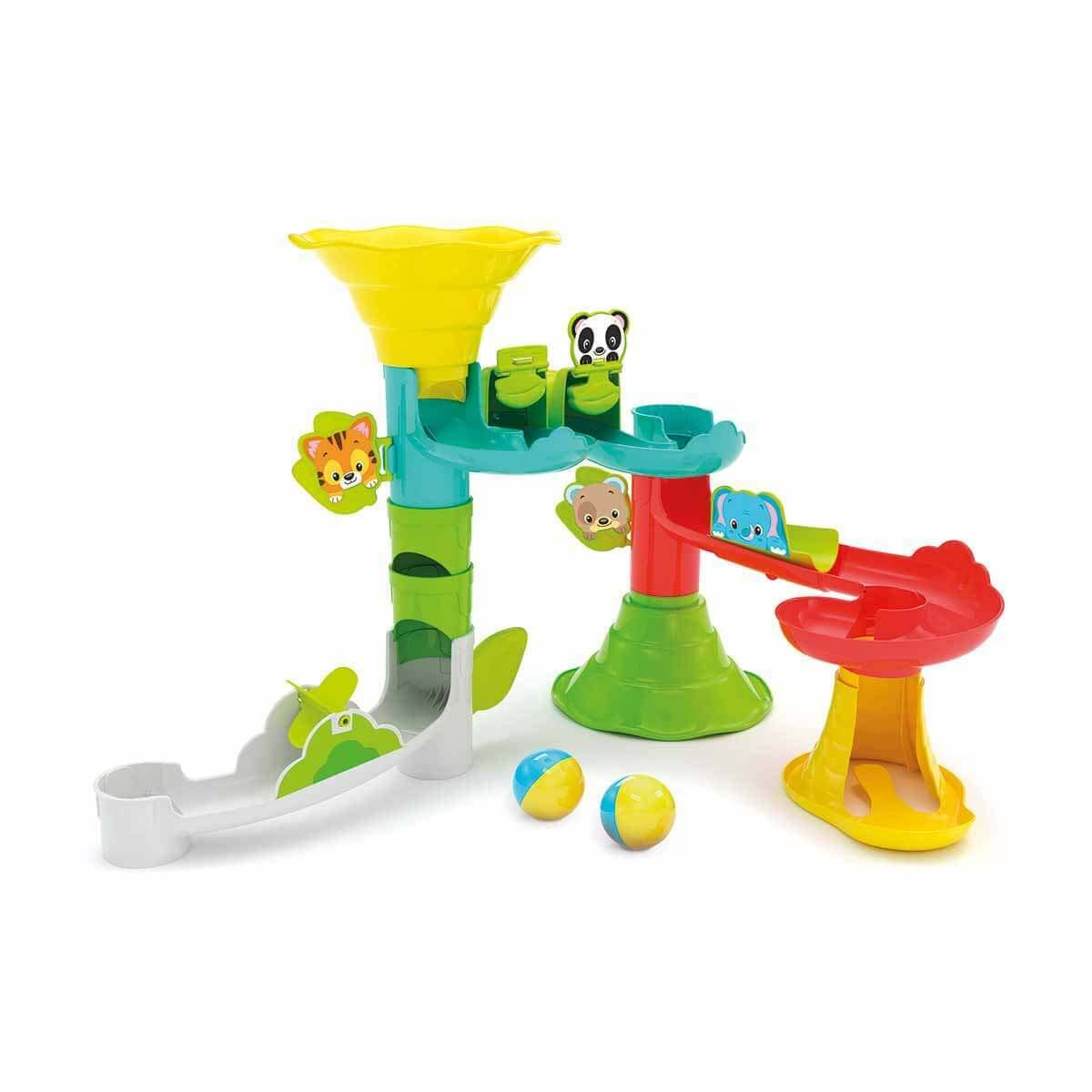 Clementoni - 17337 - La Torre delle palle degli Animali, bambino 18 Mesi