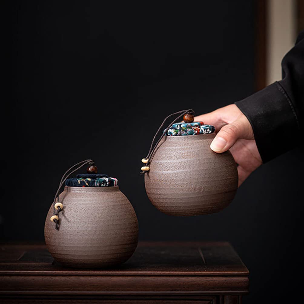 Pojemnik na herbatę. Ceramiczny słój na herbatę, słoiki do przechowywania zamknięte słoiki Vintage zestaw do herbaty ceramiczny pojemnik na herbatę Vintage luźna herbata uszczelniony słoik porcelanowy