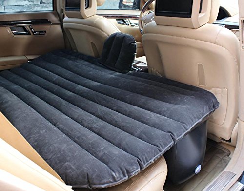 Lit gonflable voiture YL matelas de voyage en coton sculpté noir 135x90cm