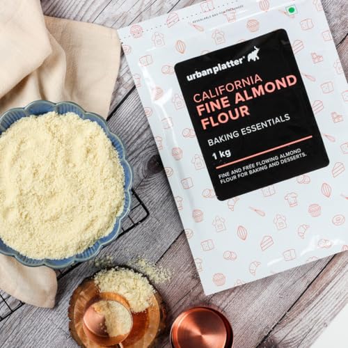 Image of Urban Platter California Blanched Almond Flour, 1kg (Naturally Gluten-Free | Finely Milled | Low-Carb | Ideal for Baking & Keto Recipes)