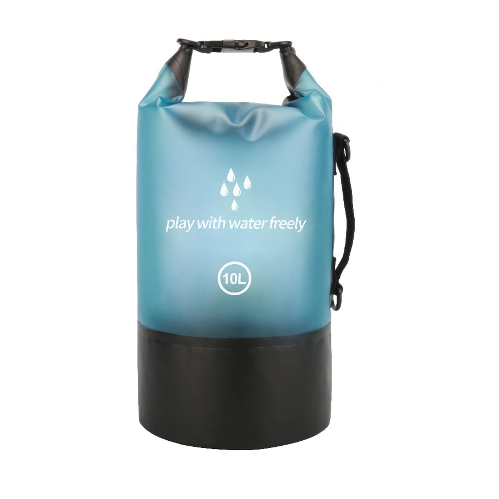 NALACAL Floating Waterproof Dry Bag Backpack, 10L Roll Top Lightweight Dry Storage Bag Backpack Sack for Kayaking, Rafting, Boating, Swimming, Camping, Hiking, Beach, Fishing (Blue)