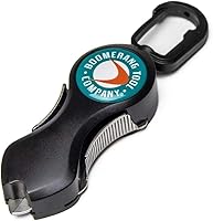 Vista 7 de Boomerang Tool Company SNIP cortadores de línea de pesca con amoladora retráctil y cuchillas de acero inoxidable que cortan trenzas, líneas mono