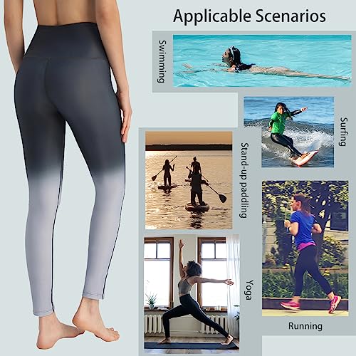 Image of Ubestyle UPF 50+ High Waist Women's Swim Pants Swim Leggings Swimming Tights Rash Guard Pants Sun Protective