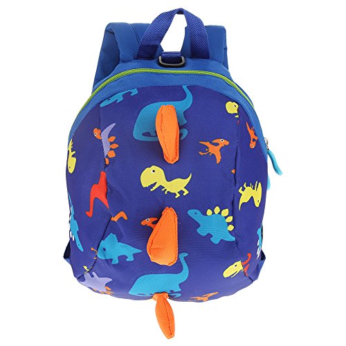 Preisvergleich Produktbild FTVOGUE Kinder Sicherheit Anti-Verlust-Rucksack Cartoon Dinosaurier Kleinkind Harness Schultasche 3