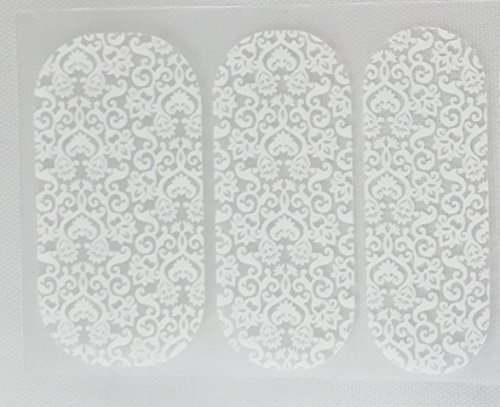 Jamberry Nails - White Romance (Half Sheet)