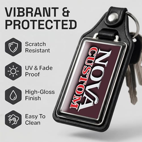 Image of Brotherhood Car Key Chain for Nova - Classic Models Keychain for Men and Women Gift Key Ring