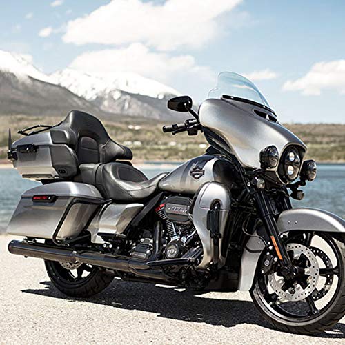 Image of The Stubby Bullet Style Antenna for Harley Davidson Motorcycles All Models (1998-2020) - Will fit Any Harley Davidson Street Glide, Road Glide, Road King or Electra Glide (Black)