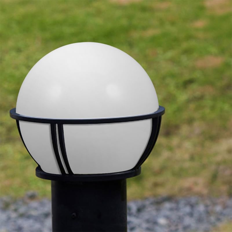Pantalla De LáMpara AcríLica EsféRica 11.81In Cubierta De Luz De Globo Repuesto Para JardíN Exterior Y Patio DecoracióN Moderna