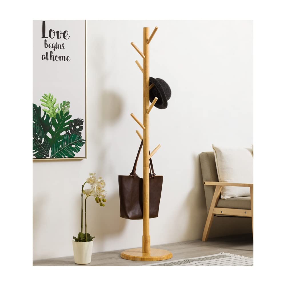 Cintre pour vêtements en bois et organisateur de manteau d'entrée