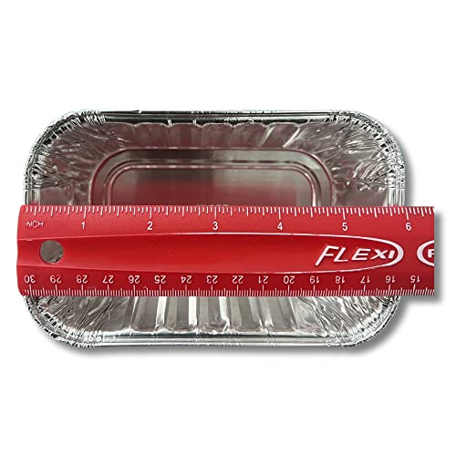 The First Ingredient 15 Count Foil Bread Pan 1 Lb Aluminum Foil Mini Loaf Pan W/Snap On Dome Lid #TOP4