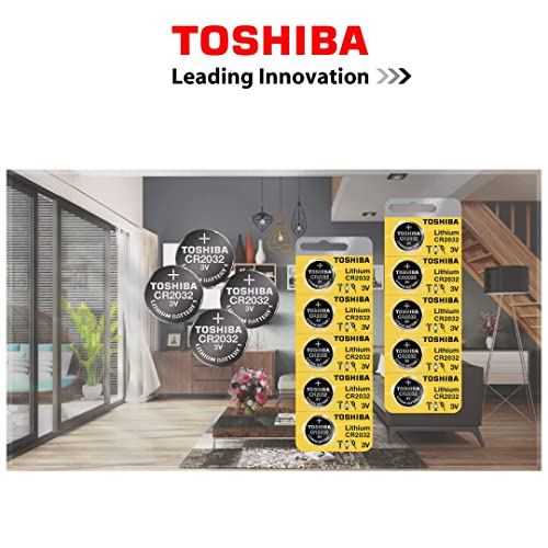 Toshiba Cr2032 3 Volt Lithium Coin Battery (10 Batteries) #TOP1