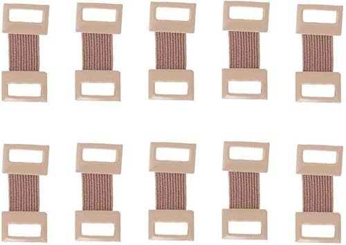 10Pcs Skin Color Elastic Bandage Clips, Bandage Wrap Clips Stretch Metal, Ace, Large Bandaids, Replaceable Wrap Adhesive for Various Types Bandages, Adhesive Bandages