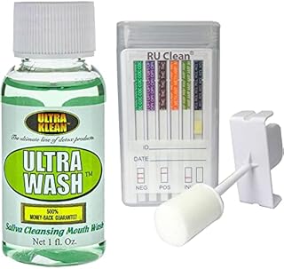 RU Clean Ultra Wash Saliva Mouthwash Kit: Ultrawash Mouthwash is A Cleansing Oral Mouth Wash to Rid Saliva of Bad Toxin - Pass Toxic Products from Your Saliva - Rinse Mouth and Cleanse Your Saliva.