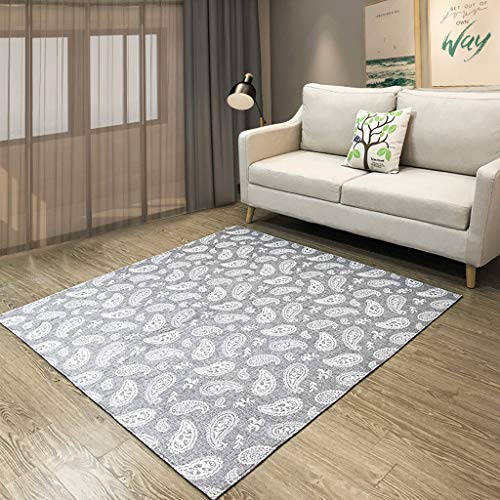 Xuejuanshop Carpet Floors Flecked Twist Pile Carpet Roll, Hardwearing Felt Backing (180 * 230cm), Grey Rug Pads (Size : 45 * 180cm)