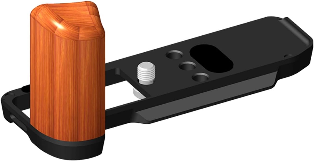 X-M5 L Plate Hand Grip,Wooden X-M5 XM5 L Bracket Handle for FUJIFILM X-M5 Camera,Compatible with ARCA Interface. - Image 2