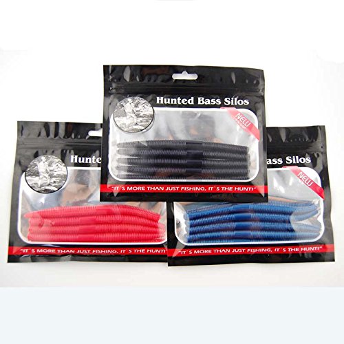 Paystore 15pcs 5.5 inch Fishing Senko Worm Lure Soft Fishing Bait Soft Fishing Lure