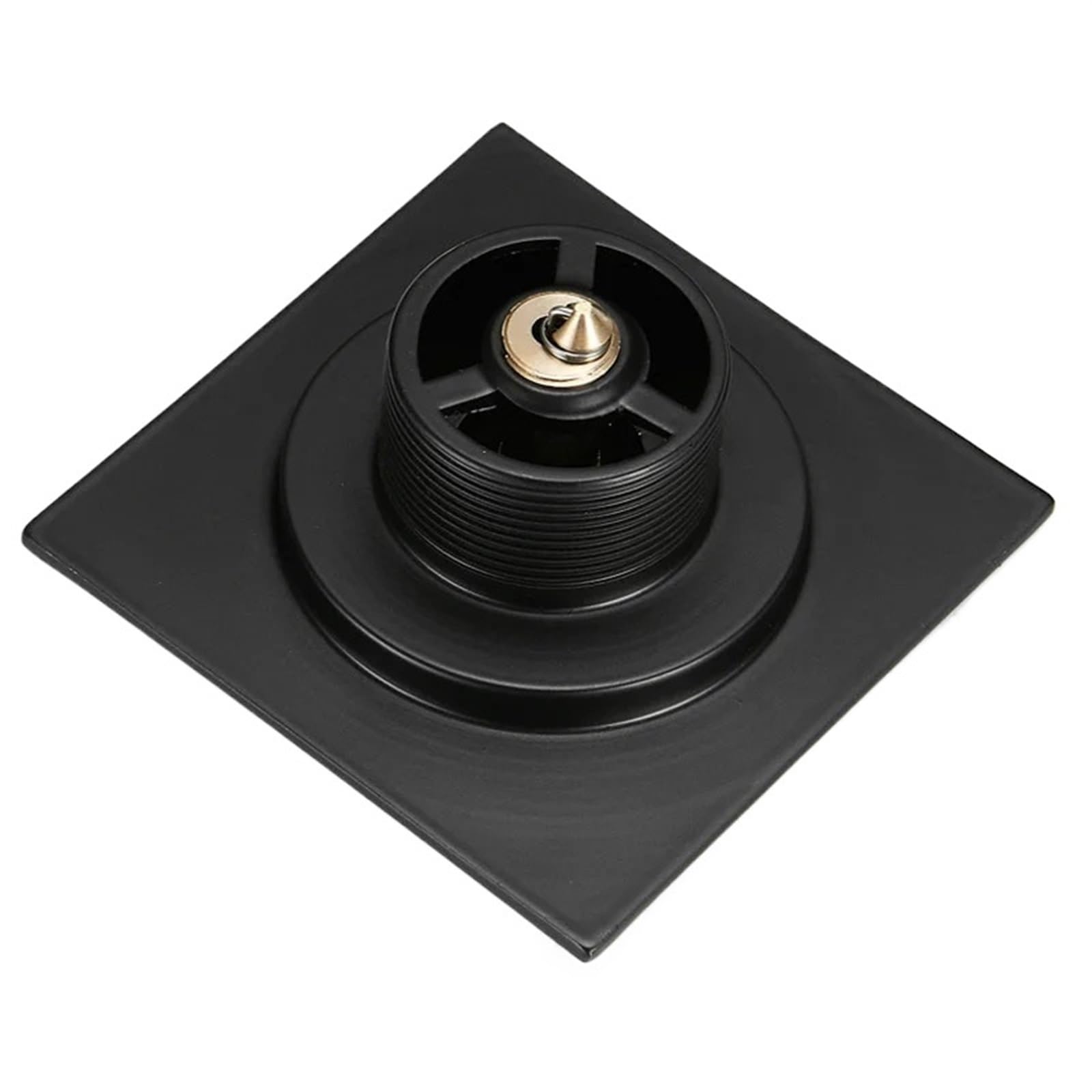 Drain de sol pop-up en laiton chromé 10x10 cm anti-odeur pour douche