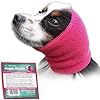 Happy Hoodie The Original Dog Cat Calming Band Anxiety ReliefNoise Protection Grooming Thunder Fireworks XS Pink