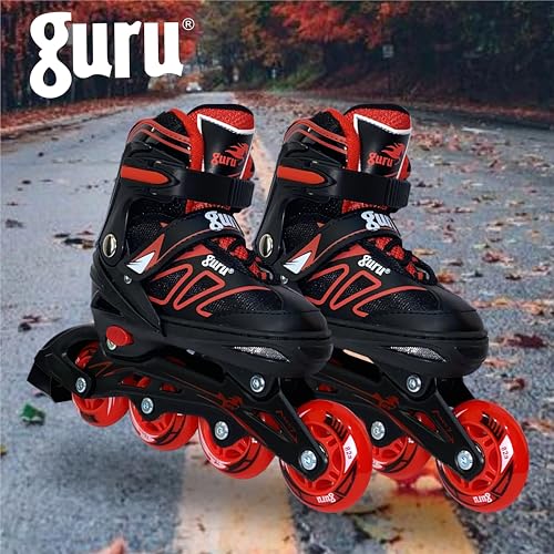 Image of GURU Inline Skates, Inline Skates Wheels for Kids & Adults Medium Size in-line Skates