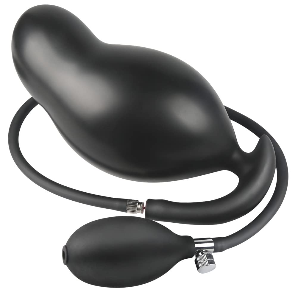 SXOVO Inflatable Expanding Anal Plug SM Anus Stimulator Sex Toy for Adult Butt Plug Inflatable Anal Training Liquid