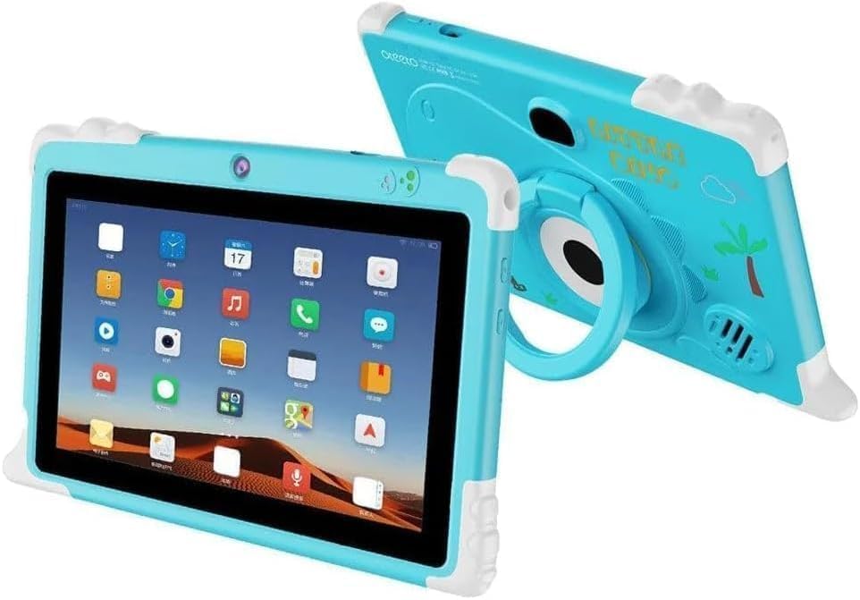 Tab K2 Kids Tablet, 7-inch HD Display, Android, Educational Learning Apps, WiFi, Kid-Proof Case, Educational (Ages 3β12) Blue.