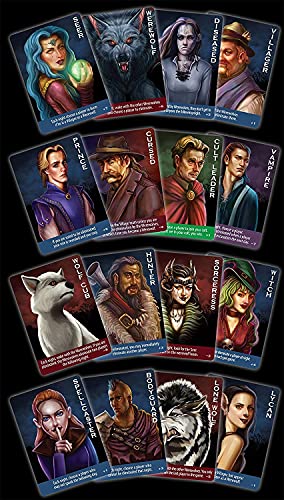 Image of Awestuffs Werewolf Fun Card Game to Play with Your Friends Family (Age: 15 Years Plus Players: 5 to 75)