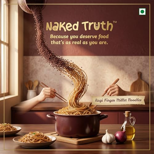 Image of Naked Truth Millet Noodles | Instant Whole Grain Millet Noodles | Healthy & Delicious | Easy-to-Cook Noodles for Snacks, Lunch & Dinner