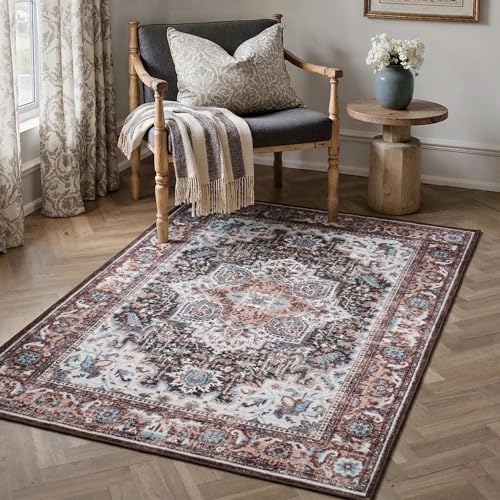 Image of Dream Weaverz Anti Slip Rectangular Carpet for Living Room & Hall | Silk | Flat Woven Soft Washable Floor Mat for Home, Bedroom Floor & Kitchen | Durable Anti Skid Rug for Daily Use (3 X 5) feet