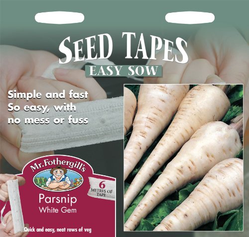 Mr Fothergills - Pictorial Packet - Vegetable - Parsnip White Gem Seed Tape