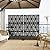 Heavy-Duty Outdoor Privacy Screen for Patio, Balcony, Backyard - 72" H * 44" W Tall Metal Room Divider with Modern Geometric Pattern, Anti-Tipping Kit, Weather Resistant, Easy Assembly
