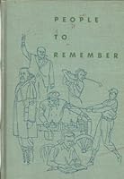 People to remember;: 16 biographical sketches adapted by Gertrude Moderow B0007DWWZG Book Cover