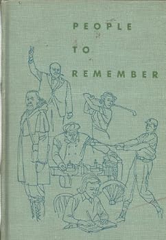 Hardcover People to remember;: 16 biographical sketches adapted by Gertrude Moderow Book
