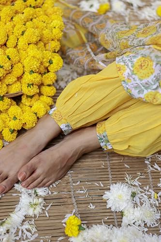 Image of Yashika Women Cotton blend Kurta Fashion That Echoes Tradition: Make a Style Statement with Our Kurta Set Pant Dupatta