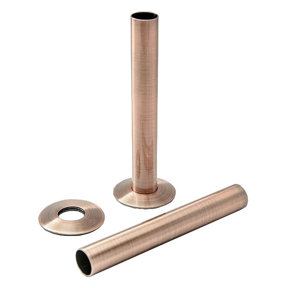 EcoSpa 180mm x 15mm Pipe and Shroud Kit - Antique Copper (Pack of 2)