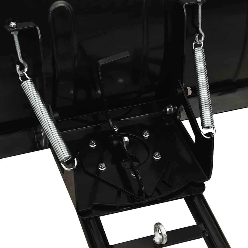 SKM Snow Plow Black Powder-Coated Steel 59.1 x 15.0 in,Black (Weight 83.69KG)